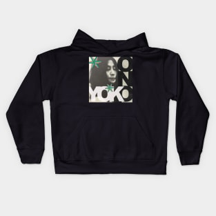 yoko ono design Kids Hoodie